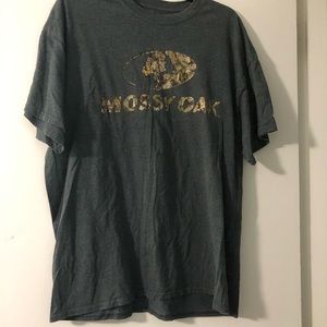 Mossy Oak Charcoal Logo Tee XL New w/o tags